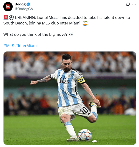 Bodog tweet